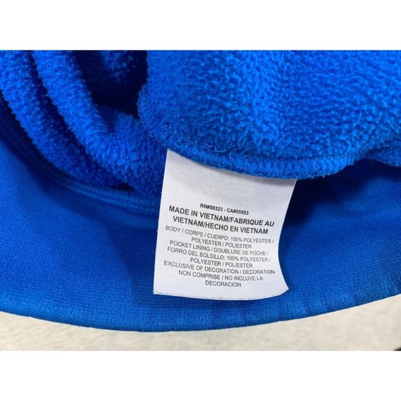 Nike Dri Fit Logo Midweight Hoodie Sweatshirt (Men's Large) Blue - Picture 11 of 12